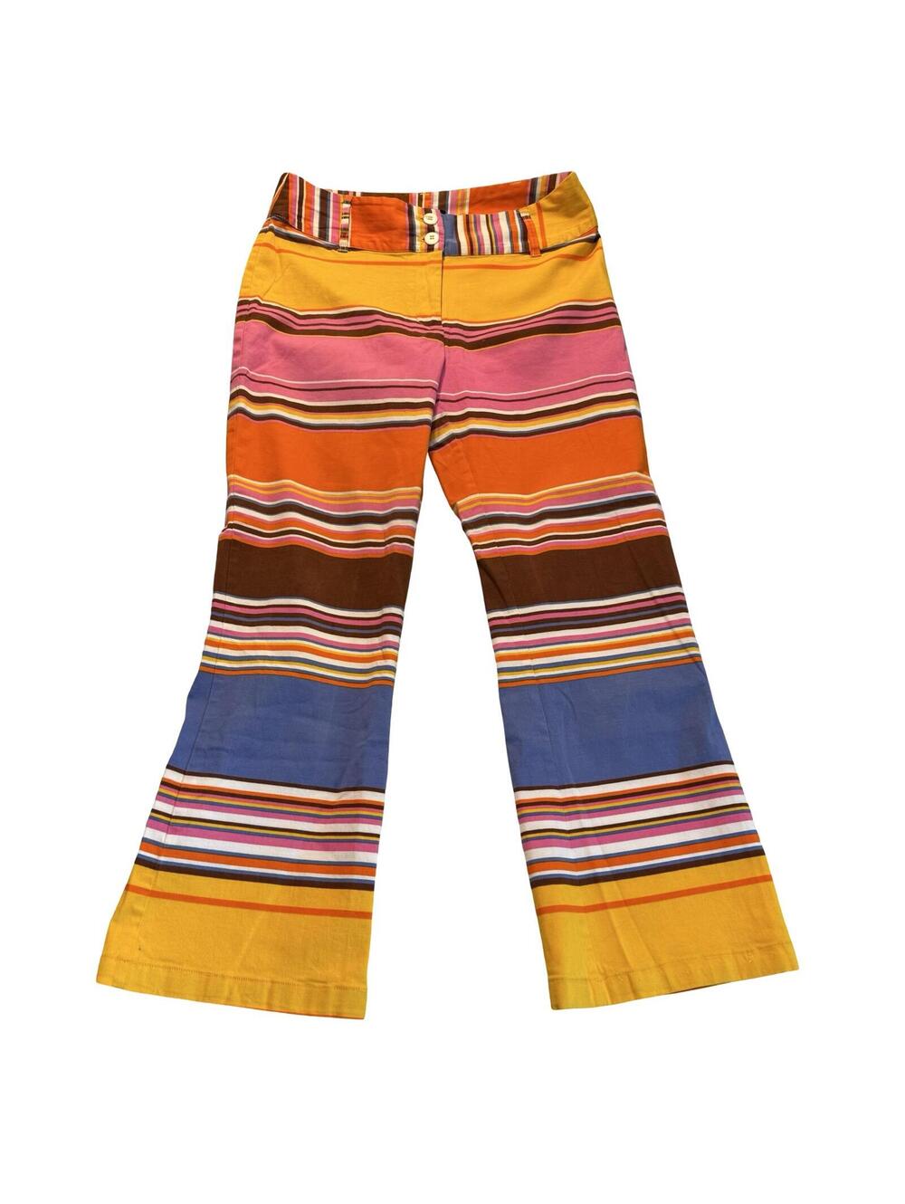 Metrostyle Stretch Striped Pants Size 14
